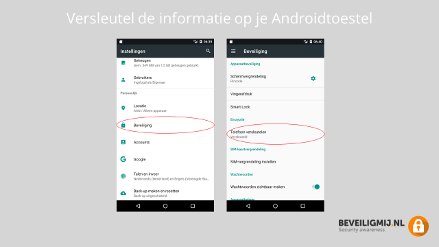 Privacyinstellingen Android smartphone en Android tablet