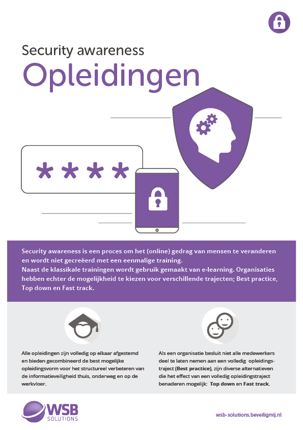 WSB Solutions | Security awareness opleidingen