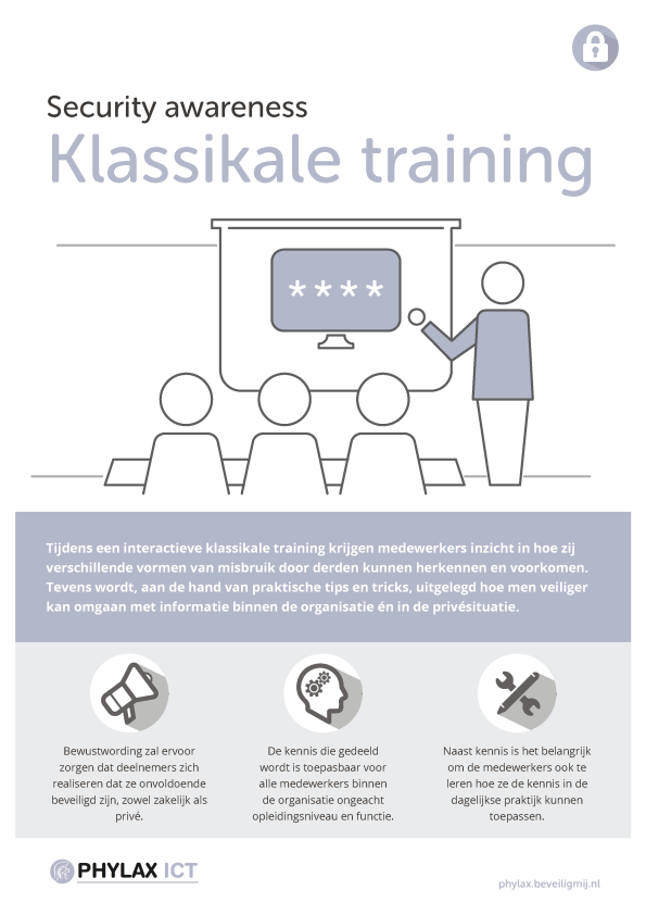 Phylax ICT Diensten | Security awareness training