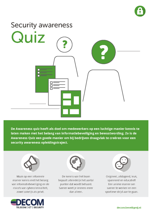 Decom | Security awareness Quiz