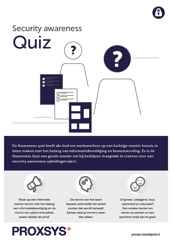 Security awareness Quiz | Proxsys