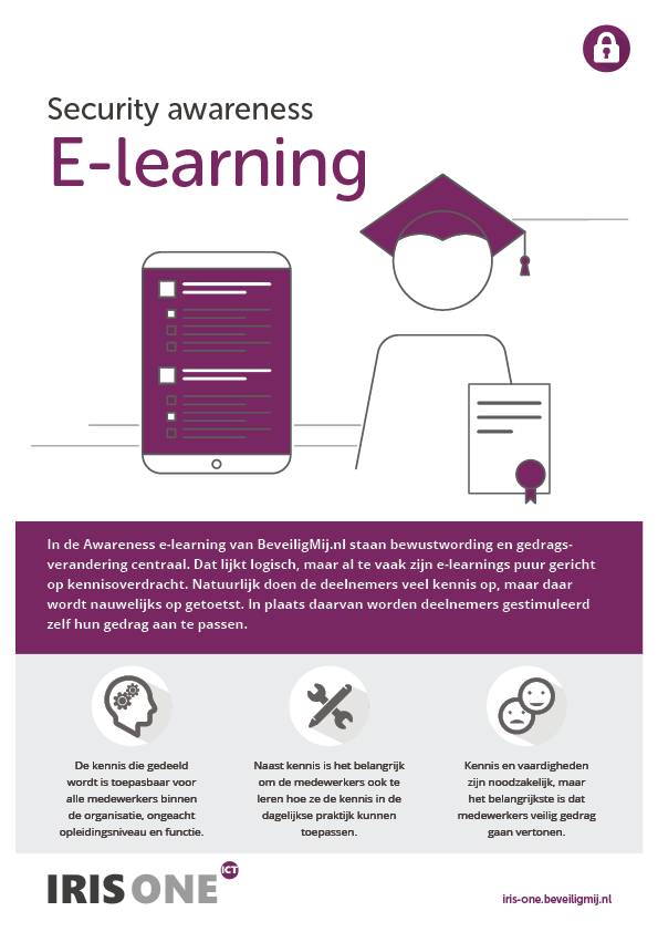 Security awareness E-learning | IRIS one