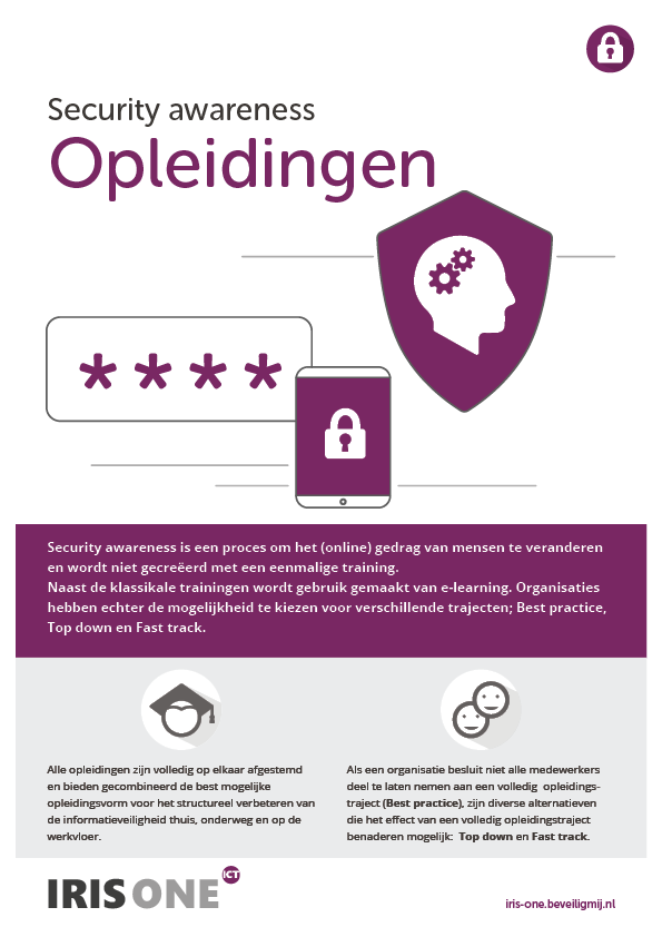 Security awareness Opleidingen | IRIS one