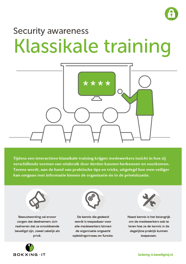 Bokxing IT Security awareness training