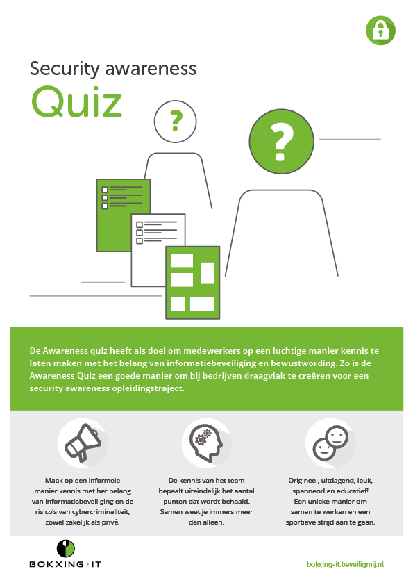 Bokxing IT Security awareness Quiz