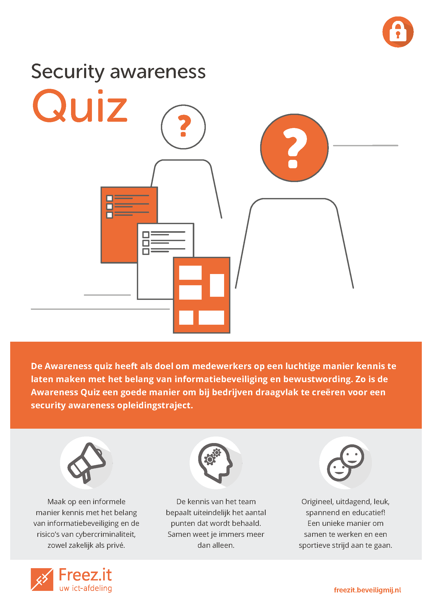 Freez.it security awareness Quiz